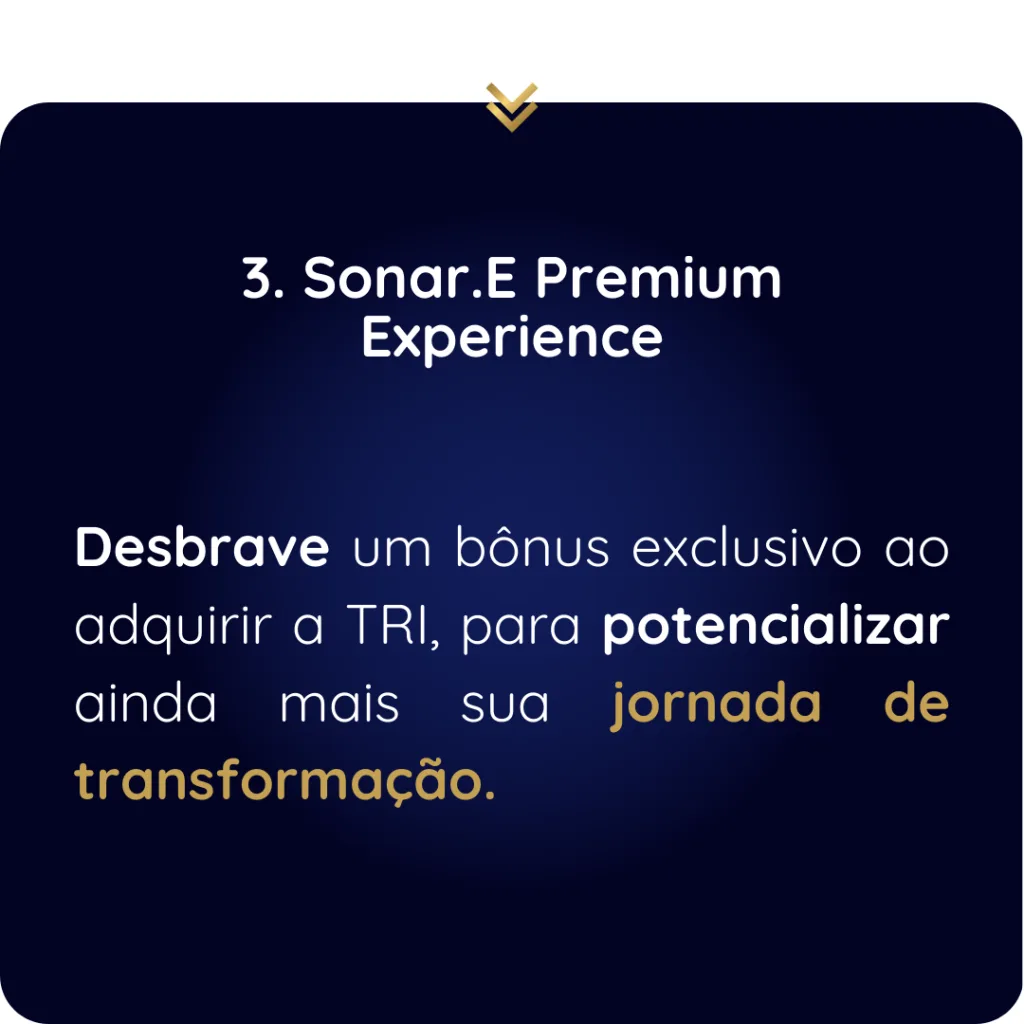 Sonar.E Premium Experience